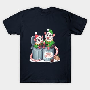 Opossum Christmas T-Shirt